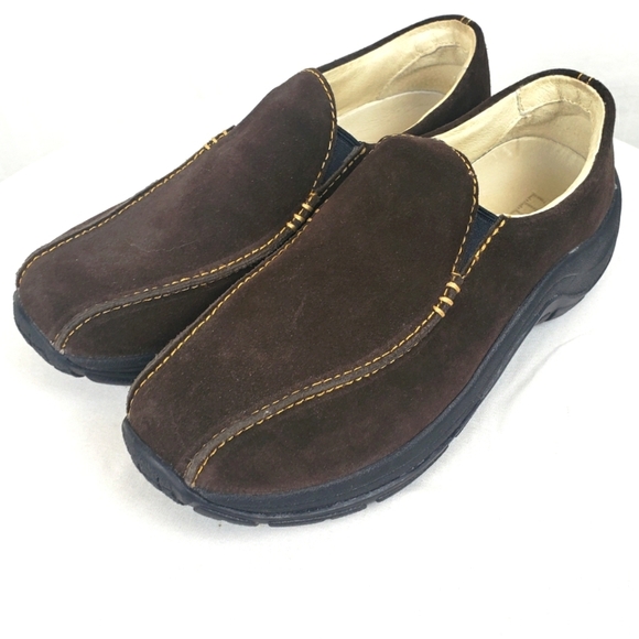 L.L. Bean Shoes - L.L.Bean  Brown Suede Slip-Ons Sz 9M